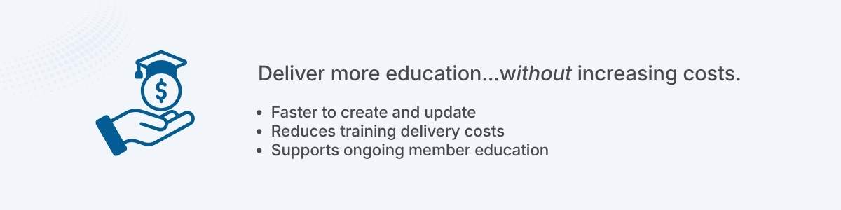 Professional Development That Fits Into Any Schedule Learn between meetings or on breaks Access content from any device Progress at your own pace